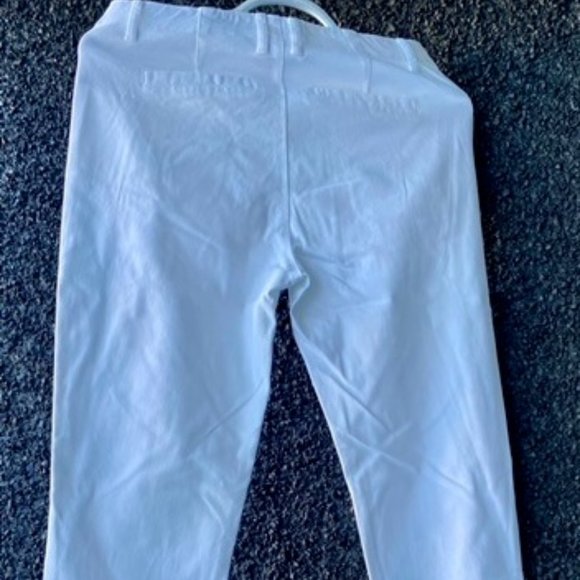 Forever 21 Skinny White Pants With Zipper Detail - Picture 6 of 8